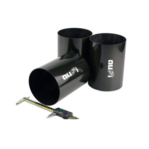 Large-diameter carbon fiber tube